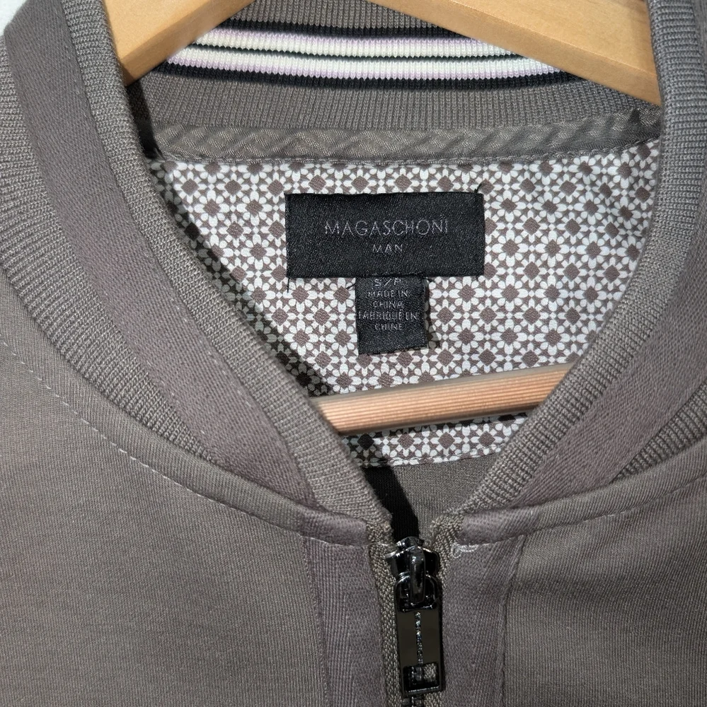 Baseball Style Jacket Full Zip Snap‎ Pockets Magachoni Mens Small